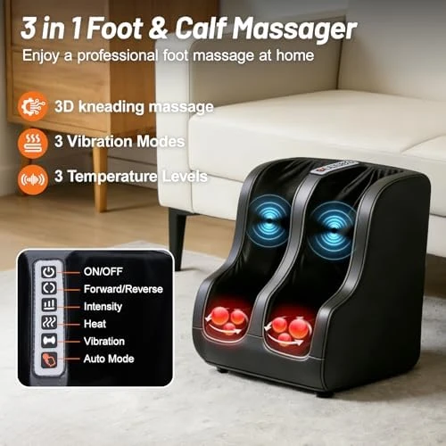 Full Body Massage Mat for Neck Back Foot Calf with Heat and Vibration — Massage Chairs, Visit the Beloving Store