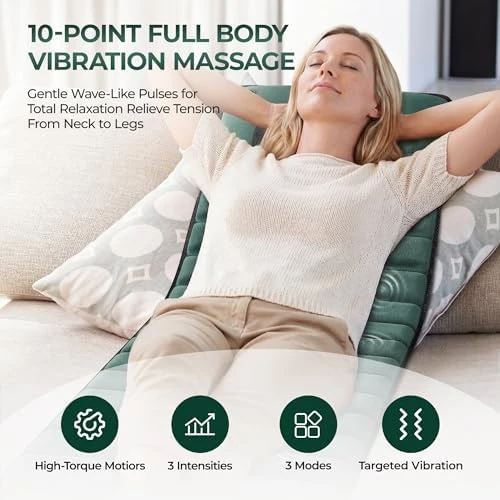 Full Body Massage Mat with Heat — Massage Chairs, Himouta