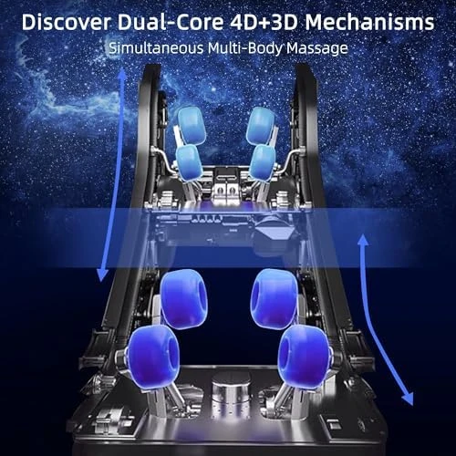 Genuine Leather 4D x 3D Massage Chair — Massage Chairs, Alfine