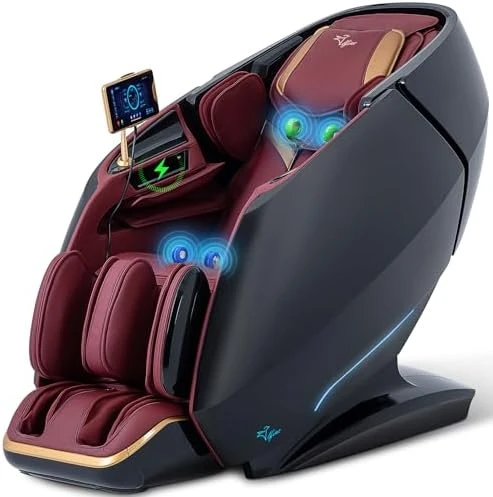 Genuine Leather 4D x 3D Massage Chair — Massage Chairs, Alfine