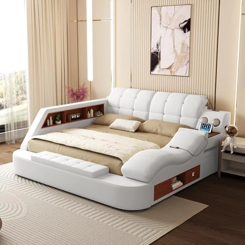 King Size Smart Multifunctional Bed Frame — Smart Bed, AF ARTISAN FURNITURE