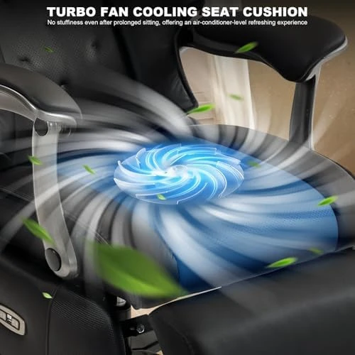 Magnus Massage Office Chair with Ventilation and Heating, Power Recliner with Footrest — Massage Chairs, Kinnls