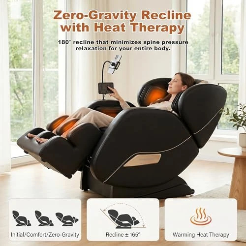 Massage Chair Full Body Zero Gravity Recliner with Heat — Massage Chairs, Casaphoria