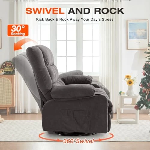 Massage Recliner Chair with Heated Rocking Function — Massage Chairs, MAHOMICO