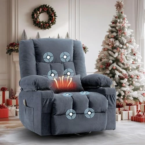 Massage Recliner Chair with Heated Rocking Function — Massage Chairs, MAHOMICO