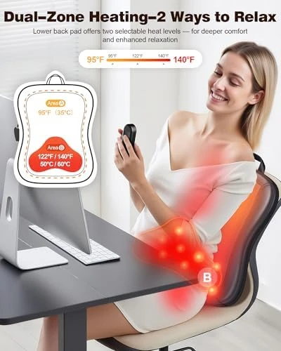 Shiatsu Back Massager with Heat — Massage Chairs, JZBRAIN