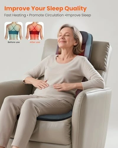 Shiatsu Back Massager with Heat — Massage Chairs, COMFIER