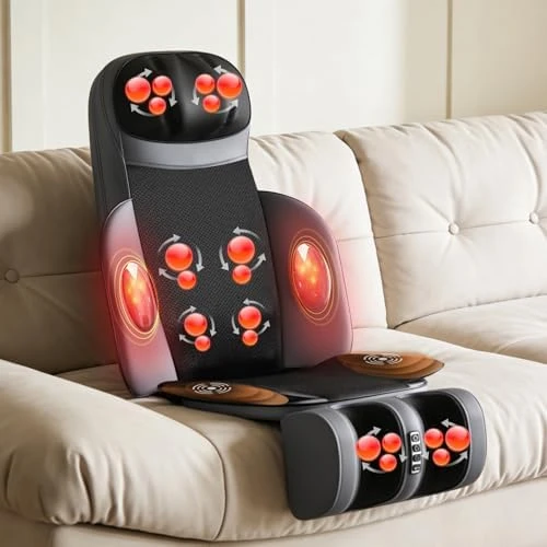 Shiatsu Neck Back Massager with Foot Massager — Massage Chairs, Kalamera
