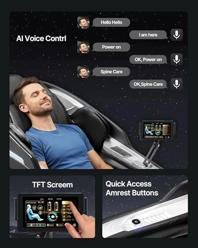 VEVOR 4D+3D Full Body Massage Chair — Massage Chairs, VEVOR