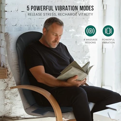 Vibration Back Massager with Heat — Massage Chairs, Snailax
