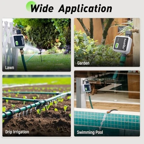 1-Zone Wireless Smart Water Timer for Garden Hose — Irrigation System, RainPoint