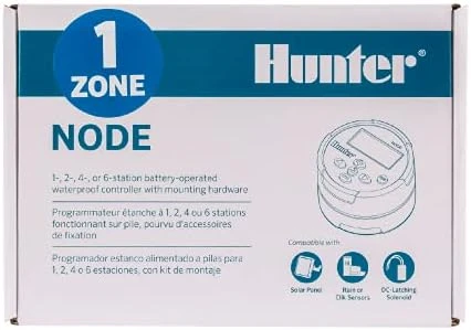 Battery Operated Sprinkler Timer with Solenoid — Irrigation System, Hunter Industries
