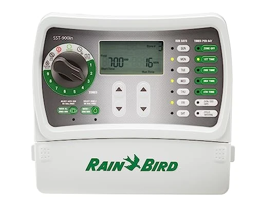 Simple-to-Set Indoor Sprinkler/Irrigation System Timer/Controller, 6-Zone/Station — Irrigation System, Rain Bird