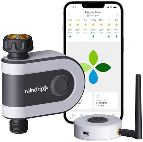 Smart Water Sprinkler Timer — Irrigation System, Raindrip