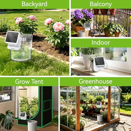 Smart WiFi Solar Drip Irrigation System — Irrigation System, RainPoint