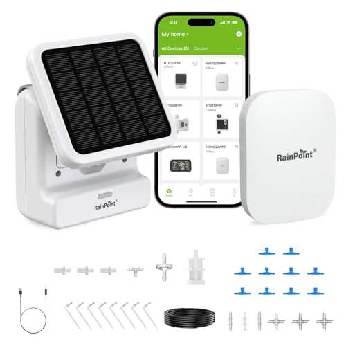 Smart WiFi Solar Drip Irrigation System — Irrigation System, RainPoint