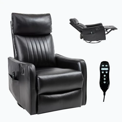 Swivel Rocker Recliner Chair with Heat and Massage — Massage Chairs, Kolavess