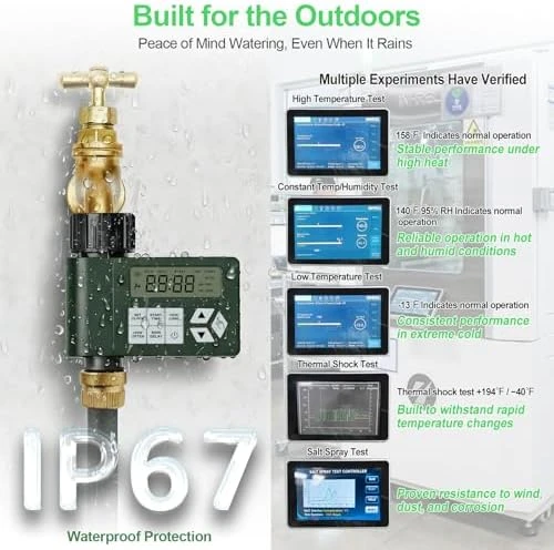 Hose Faucet Water Timer for Outdoor Garden — Irrigation System, Ortis