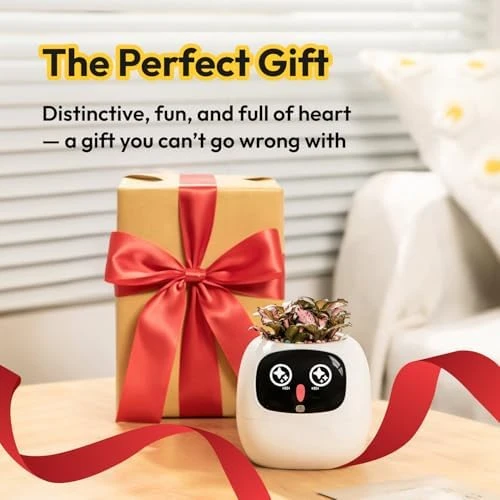 Ivy Interactive AI Desk Companion — Robot Pet, PLANTSIO