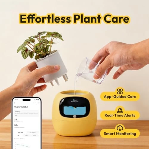 Ivy Interactive AI Desk Companion — Robot Pet, PLANTSIO