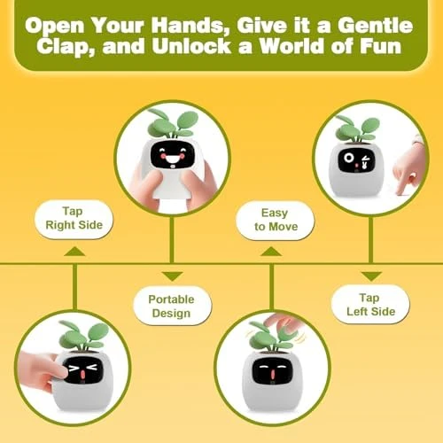 Smart Plant Pot with Visual Display — Indoor Garden, PLANTSIO