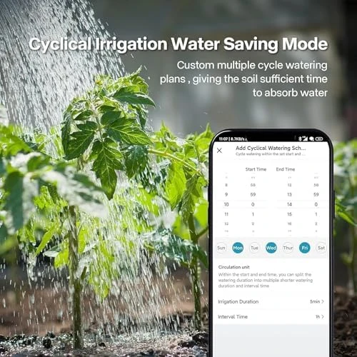Smart Water Hose Timer Sprinkler Timer with 2 Outlet — Irrigation System, Insoma