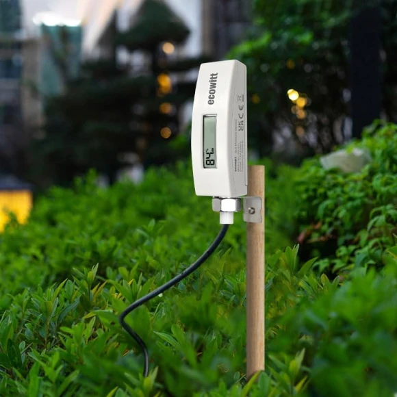 Soil Moisture Sensor with LCD Display and 1m PVC Wire Probe — Soil Moisture Sensor, ECOWITT