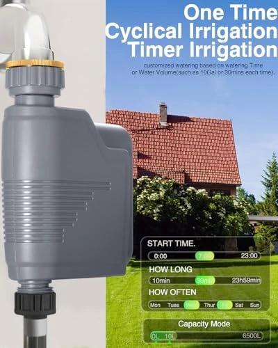 WiFi Smart Water Timer with Hub — Irrigation System, Haozee