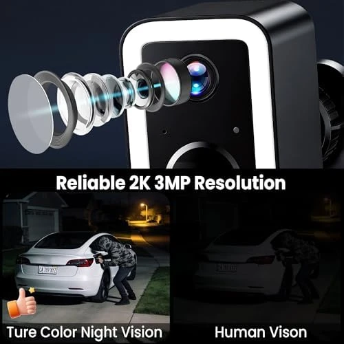 2K Security Camera Wireless Outdoor — Security Camera, aidowocam