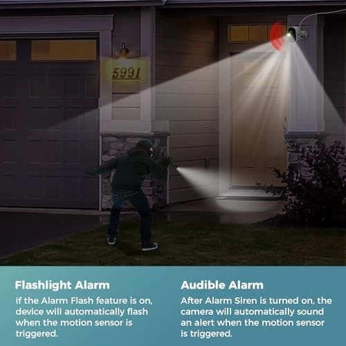 2K Solar Security Camera Wireless Outdoor System — Security Camera, SOVMIKU