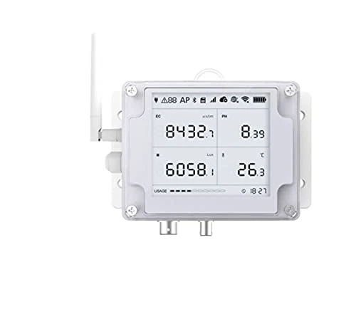 GS1-AETH1RS + Soil Temperature Moisture Probe Ethernet Thermometer Hygrometer, WiFi Temperature Humidity Sensor, Digital... — Soil Moisture Sensor, UbiBot