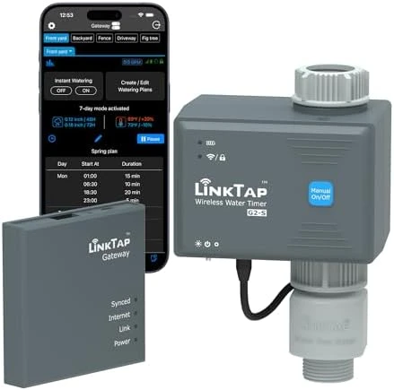 Smart Water Timer & Gateway — Irrigation System, LinkTap