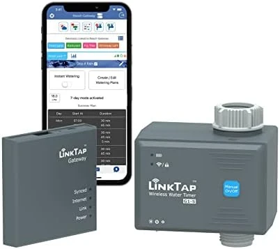 Smart Water Timer & Gateway — Irrigation System, LinkTap