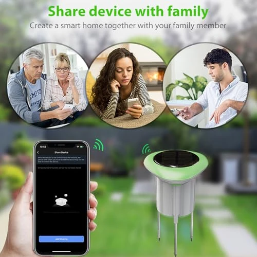 Solar Powered WiFi Smart Plant Soil Sensor — Soil Moisture Sensor, Depisuta