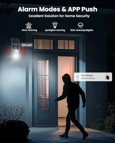 Solar Security Camera Wireless Outdoor — Security Camera, VIZIUUY