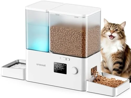 Automatic Cat Feeder and Water Dispenser — Automatic Pet Feeder, oneisall