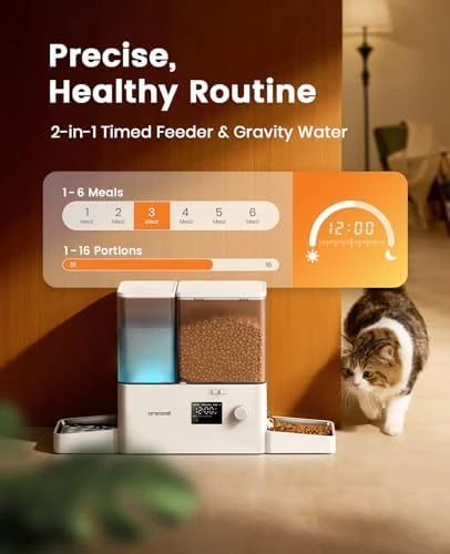 Automatic Cat Feeder and Water Dispenser — Automatic Pet Feeder, oneisall