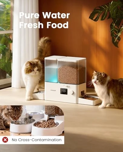Automatic Cat Feeder and Water Dispenser — Automatic Pet Feeder, oneisall
