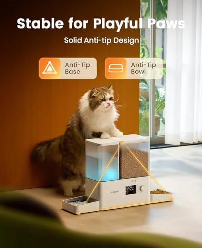 Automatic Cat Feeder and Water Dispenser — Automatic Pet Feeder, oneisall