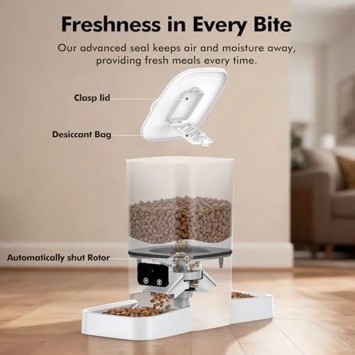 Automatic Cat Feeder for 2 Cats — Automatic Pet Feeder, MRSDAYU