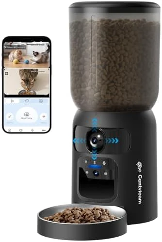 Automatic Cat Feeder with Movable Camera — Automatic Pet Feeder, Centvicam