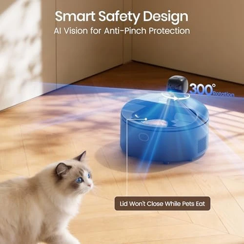 Automatic Wet Food Cat Feeder with 3MP Camera — Automatic Pet Feeder, Invengo