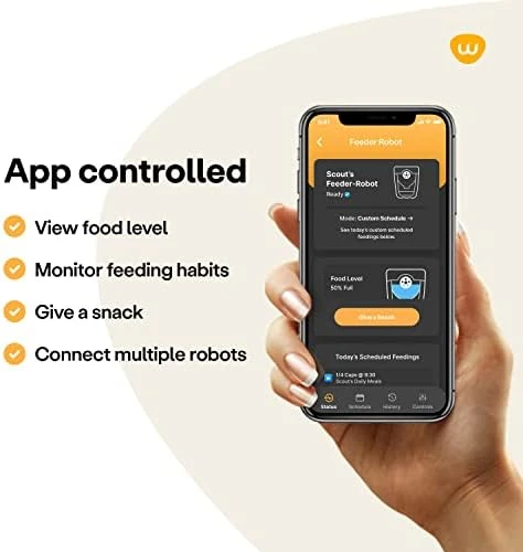 Feeder-Robot Smart Automatic Pet Feeder — Automatic Pet Feeder, Whisker