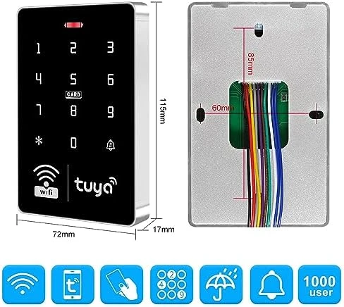Wireless WiFi Access Control Keypad — Smart Lock, XYBkey