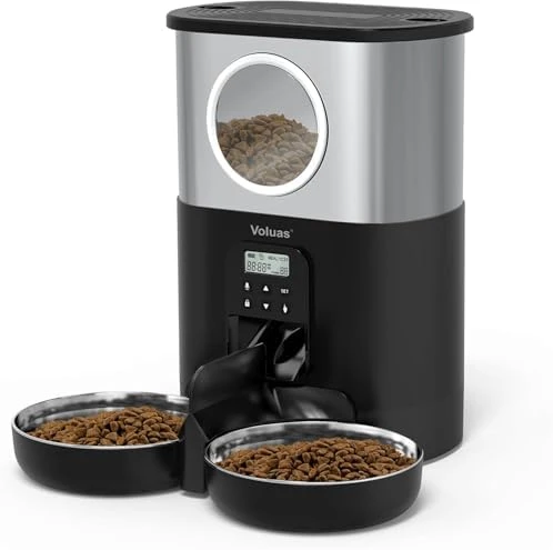 Automatic Cat Feeder for Two Cats — Automatic Pet Feeder, Voluas