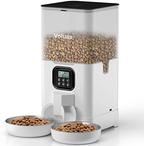 Automatic Cat Feeder for Two Cats — Automatic Pet Feeder, Voluas