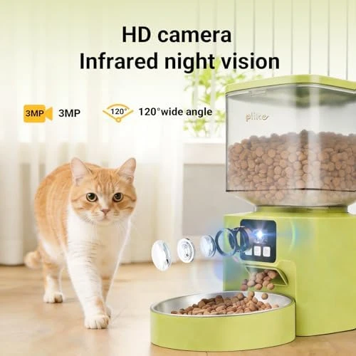 Automatic Cat Feeder with Camera — Automatic Pet Feeder, Plike