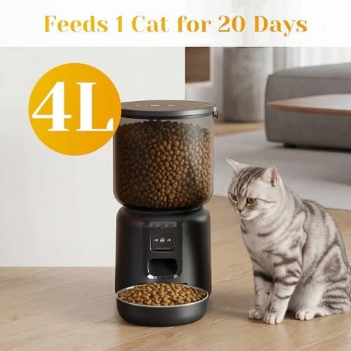 Automatic Cat Feeder with Camera — Automatic Pet Feeder, FansaFurn