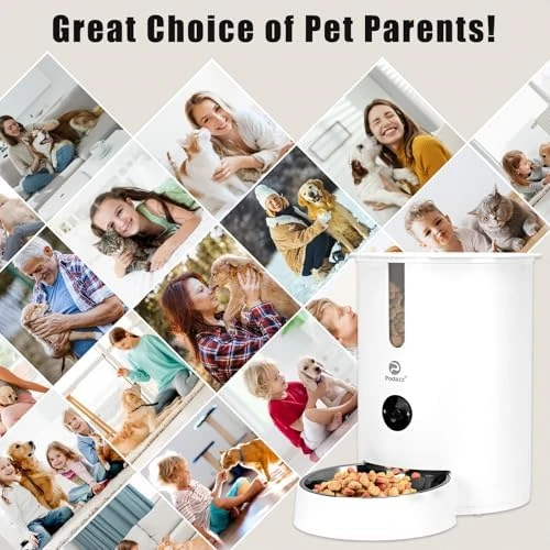 Automatic Cat Feeders with 1080P HD Camera — Automatic Pet Feeder, Podazz