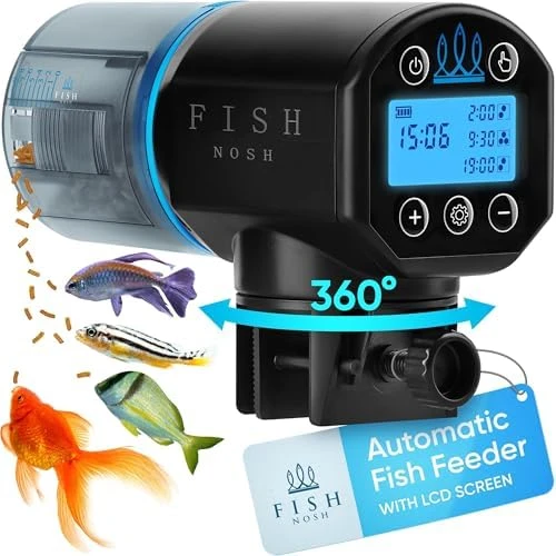 Automatic Fish Feeder for Aquarium — Automatic Pet Feeder, FISHNOSH